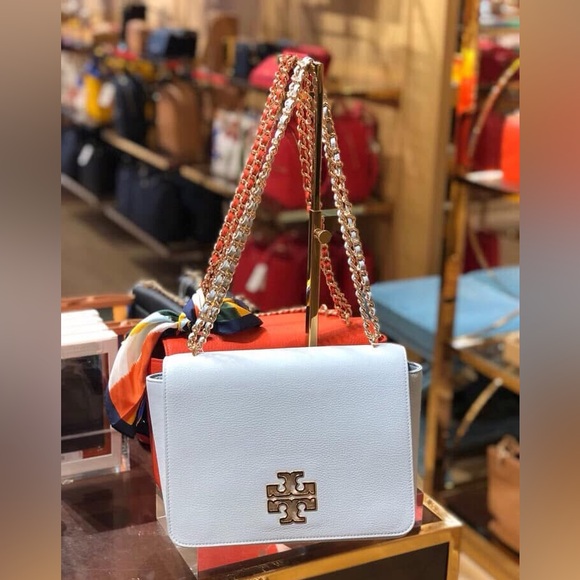 Mint blue Tory Burch satchel - Picture 7 of 7